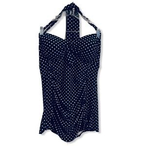 Merona polka dot black and white swimsuit